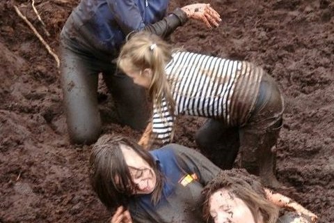Messing in the mud